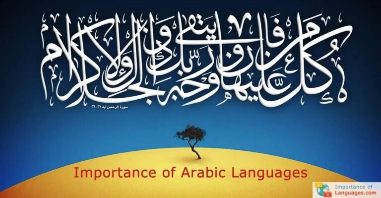 importance of Arabic languages